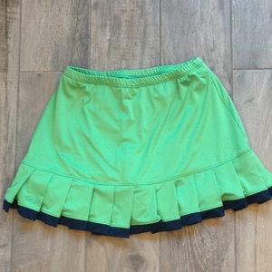 Bolle size S green/navy tennis skirt